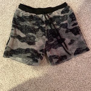 upcycled camo pajama pants